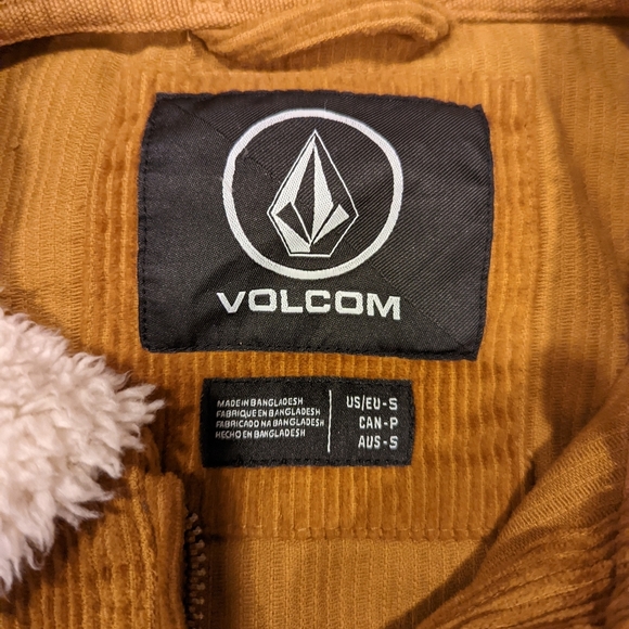 Volcom Men's Brown Corduroy Jacket - Picture 10 of 10